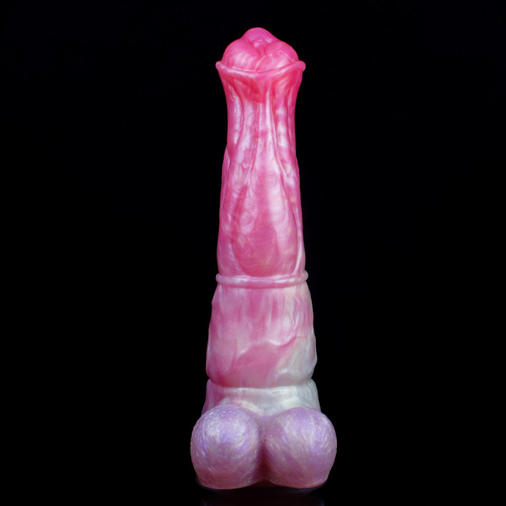 24 CM Silikon Pfirsich Fantasy Horsedildo