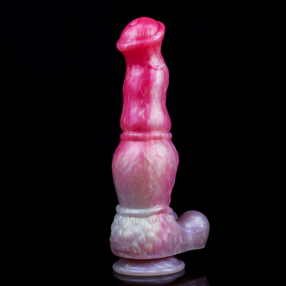 26 CM Verlaufendes Rosa Niedlich Horse Dildo