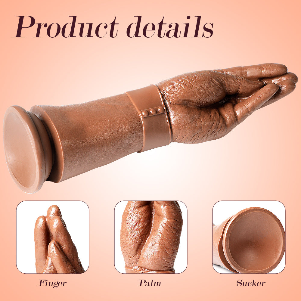 28 CM Braun Hand Realistic Fist Dildo