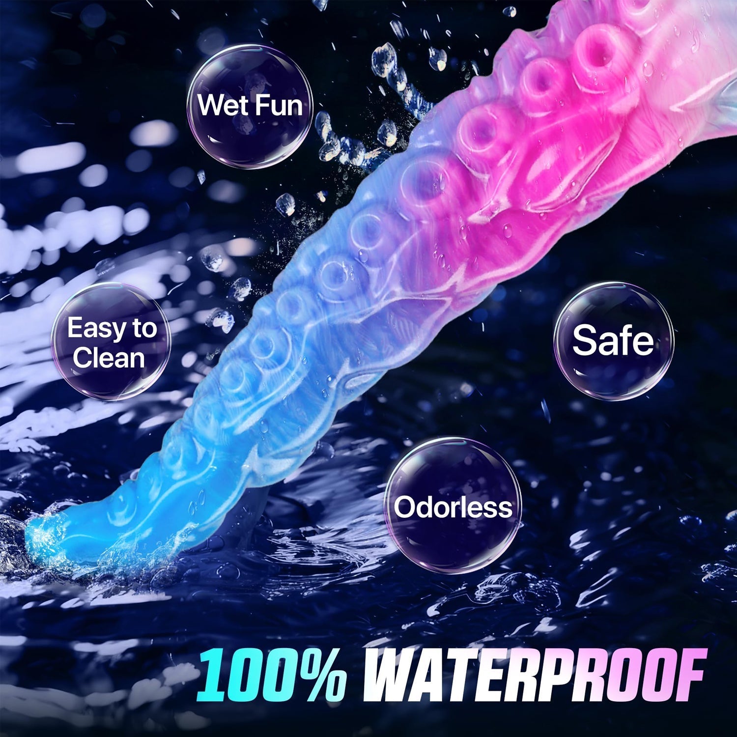 33CM Silicone Fantasy Long Tentacle Dildo