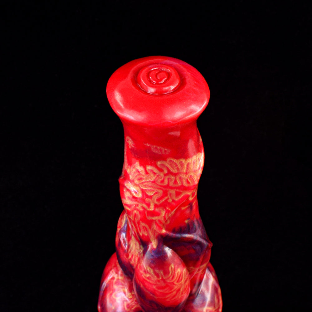 24 CM Silikon Animal Feuerpferd Knot Horsedildo