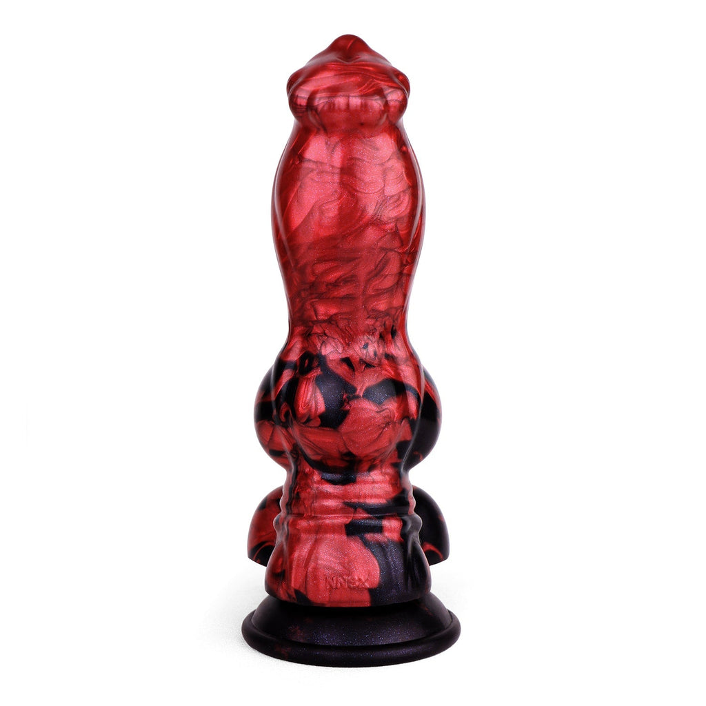 21 CM Animal Monster Knotted Silicone Hundedildo