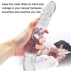 55 CM Klar Jelly Doppel Lesbian Dildo