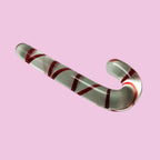 Weihnachtliches Zuckerstangen Glass Dildo