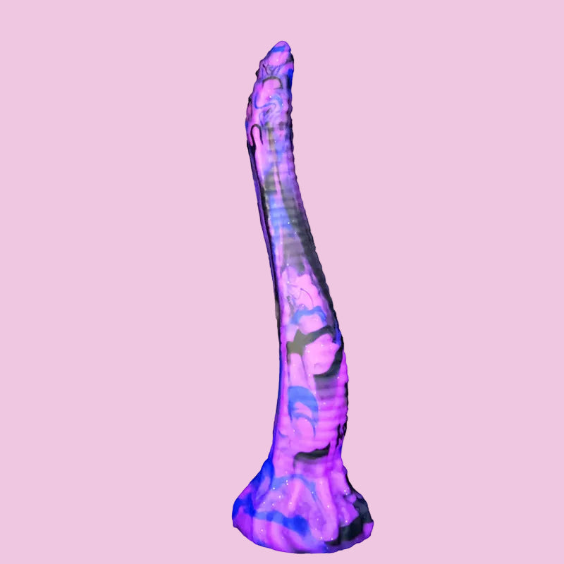 26CM Lila Schlanke Schlange Tentakel Dildo