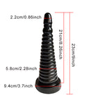 23 CM Gewinde-Einhorn konisch Anal Dildo