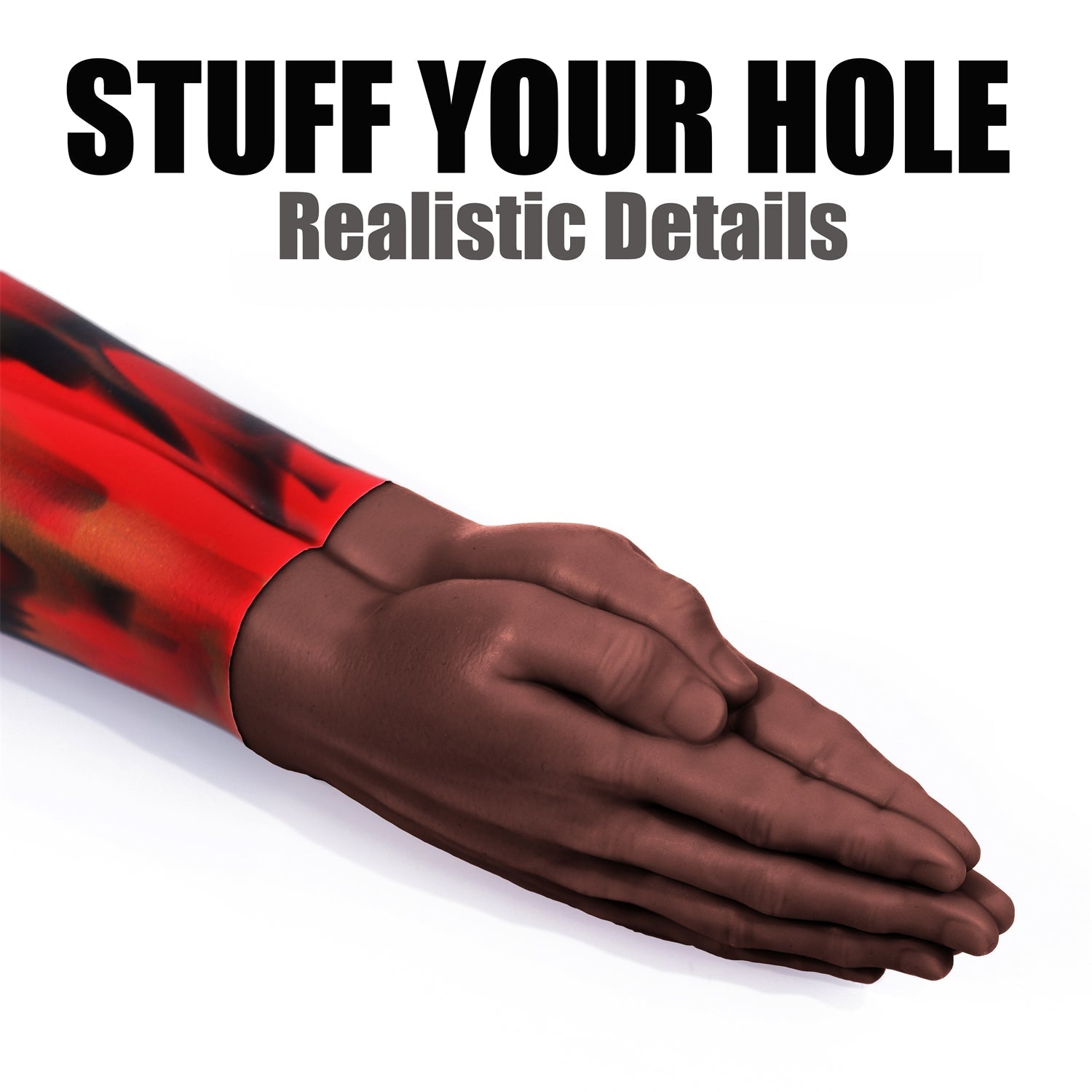32 CM Gebetsgeste Suction Cup Fisting Dildo