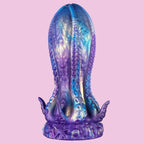 Blau Alien Tentacle Monster Huge Buttplug