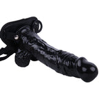 30 CM Strap On mit Balls Big Black Dildo