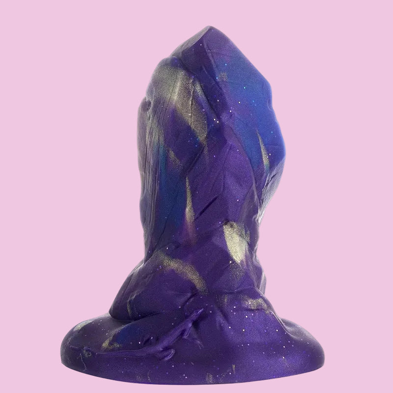 Fantasy Lila Meteoritisch Silicone Huge Buttplug