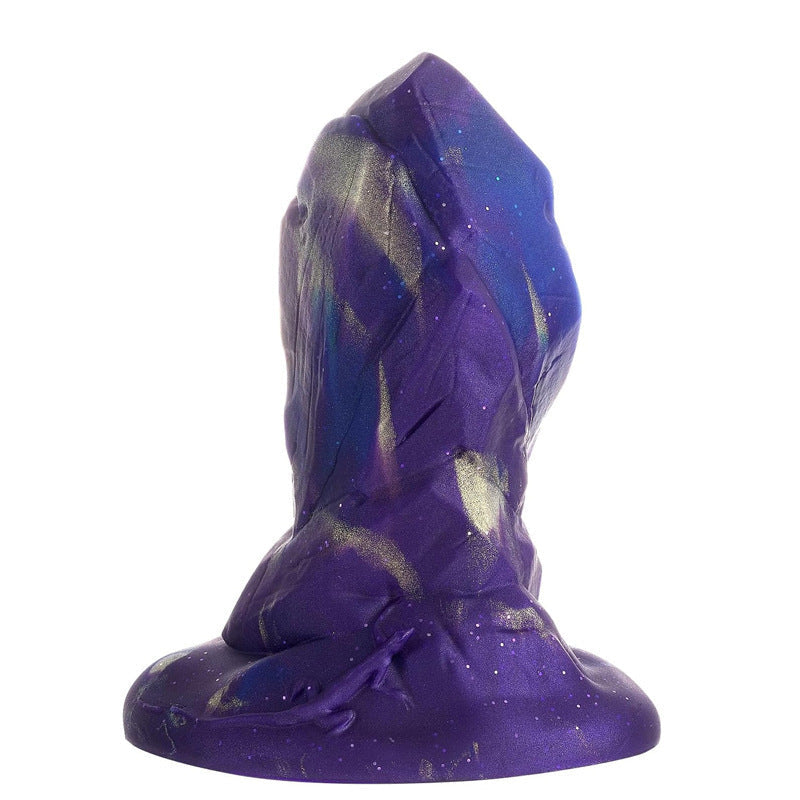 Fantasy Lila Meteoritisch Silicone Huge Buttplug