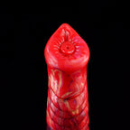 23 CM Monster Strukturiert Rot Knot Horsedildo