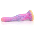 24 CM Leuchtend Blau-Pinker Farbverlauf Horse Dildo