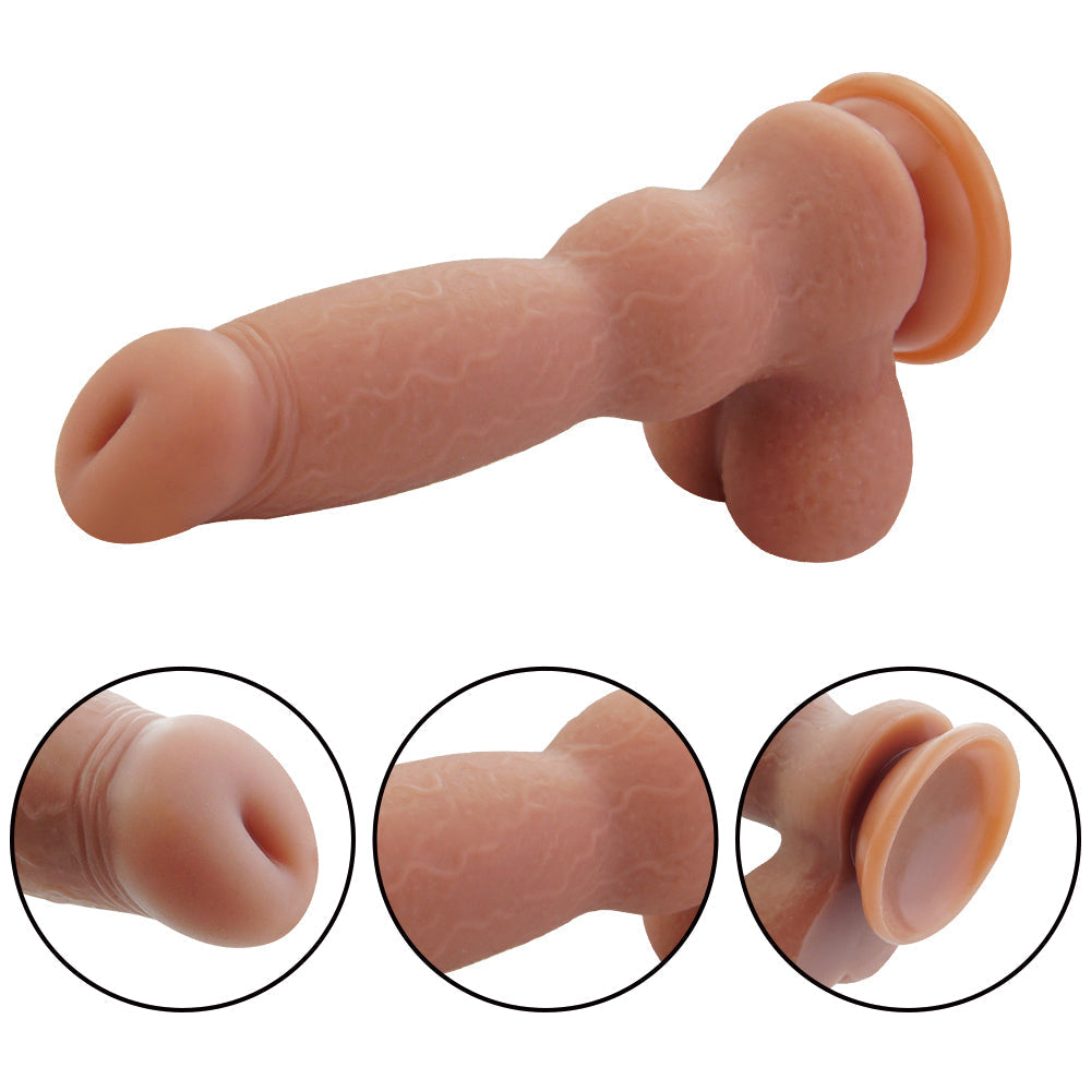 21 CM Silikon Strap On Fantasy Dogdildo