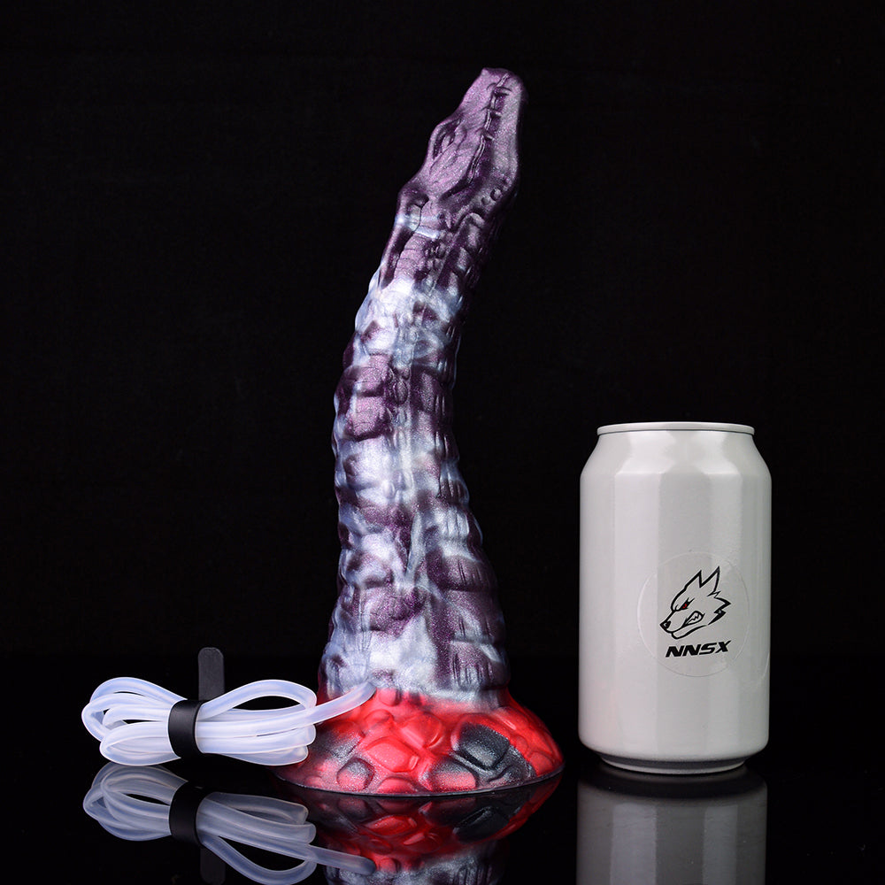 25 CM Lila Squirting Soft Animal Dragon Fantasy Dildo