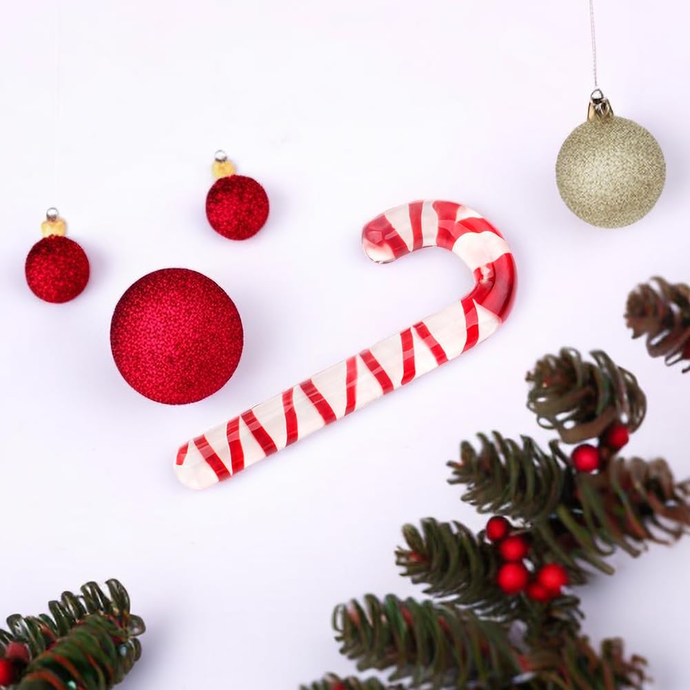 Weihnachtliches Zuckerstangen Glass Dildo