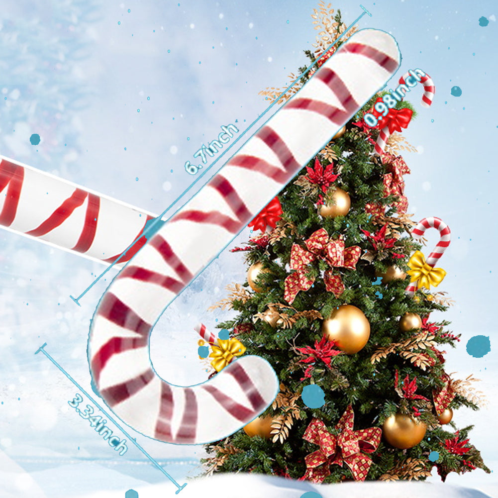 Weihnachtliches Zuckerstangen Glass Dildo