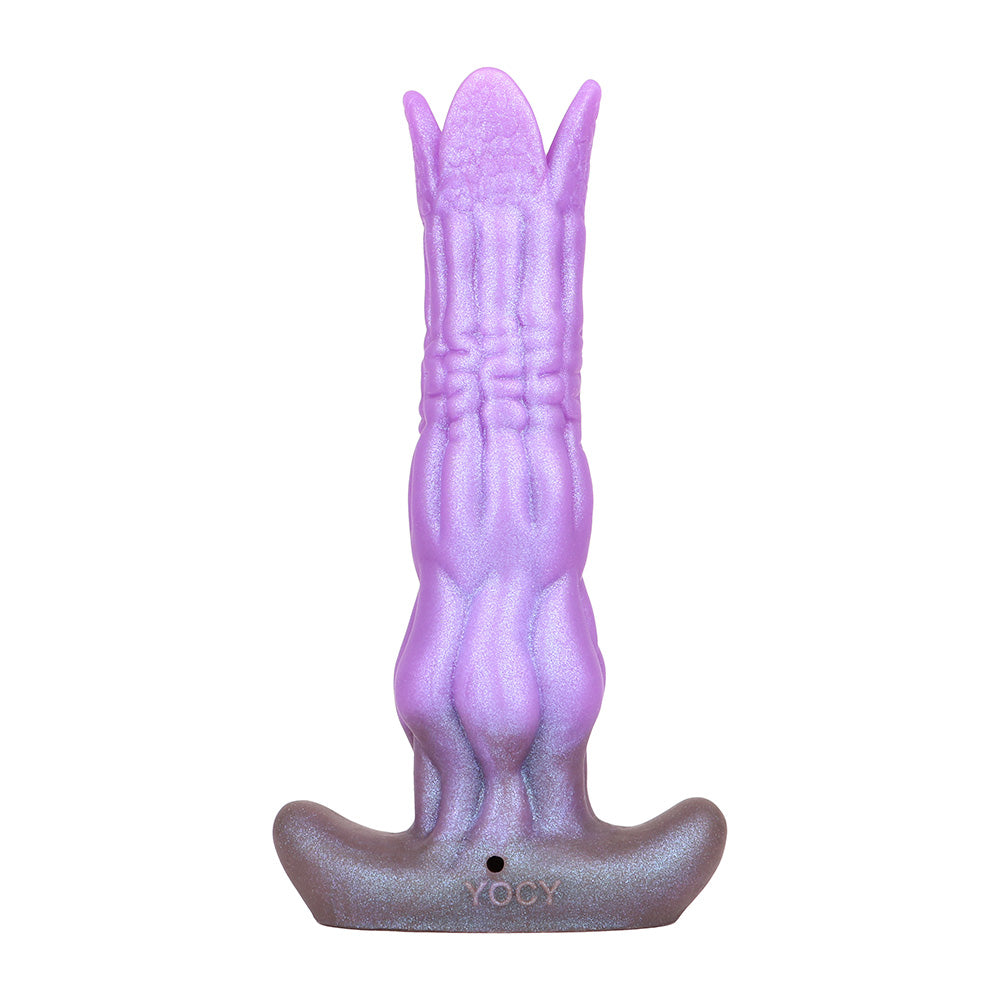 19,8 CM Lila Fantasy Aufblasbarer Dildo Ovipositor