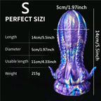 Blau Alien Tentacle Monster Huge Buttplug