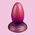 2-In-1 Soft Ei Anal Dildo Silicone Buttplug