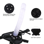 26 CM Klar Extra Long Strap On Dildo