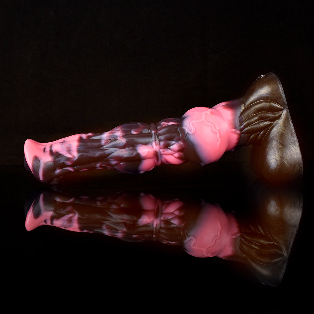 26 CM Länge Platinsilikon Knot Horsedildo
