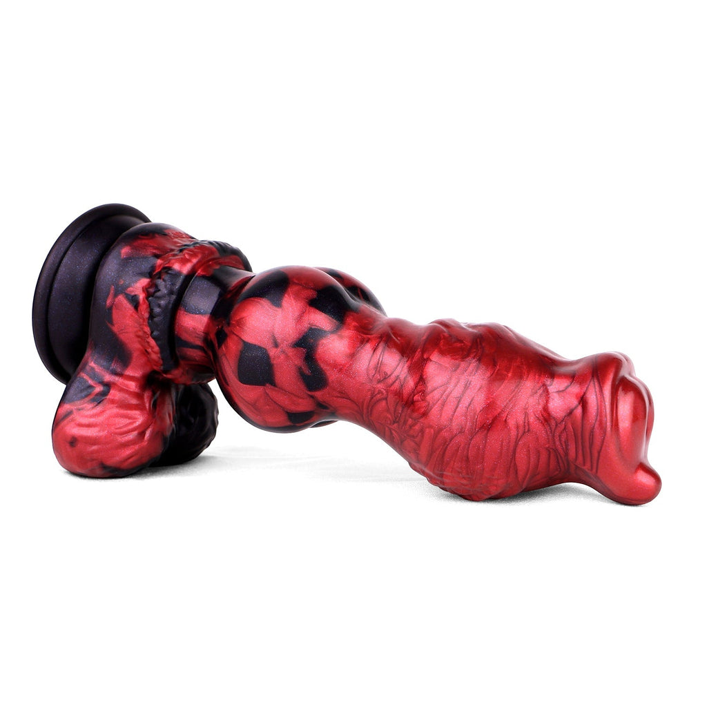 23  CM Monster Fantasy Dog Knotdildo mit Suction