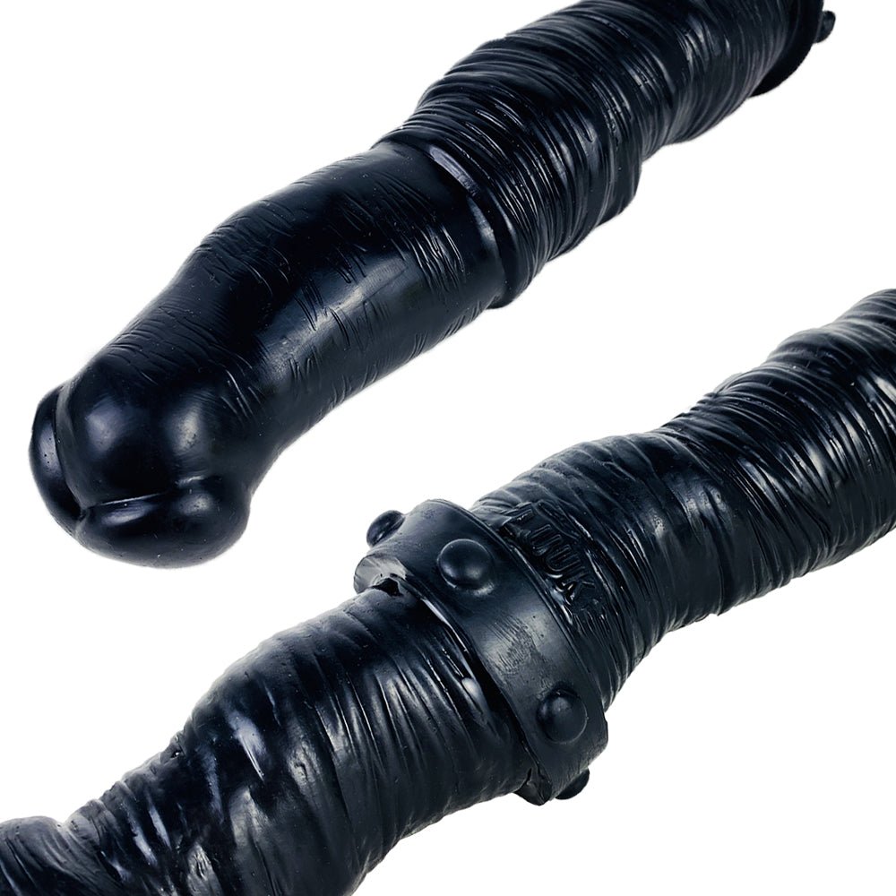 39 CM Black Long Lesbian Doppeldildo