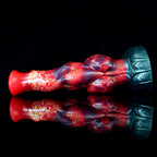 24 CM Silikon Animal Feuerpferd Knot Horsedildo