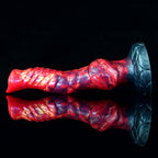 23 CM Monster Strukturiert Rot Knot Horsedildo