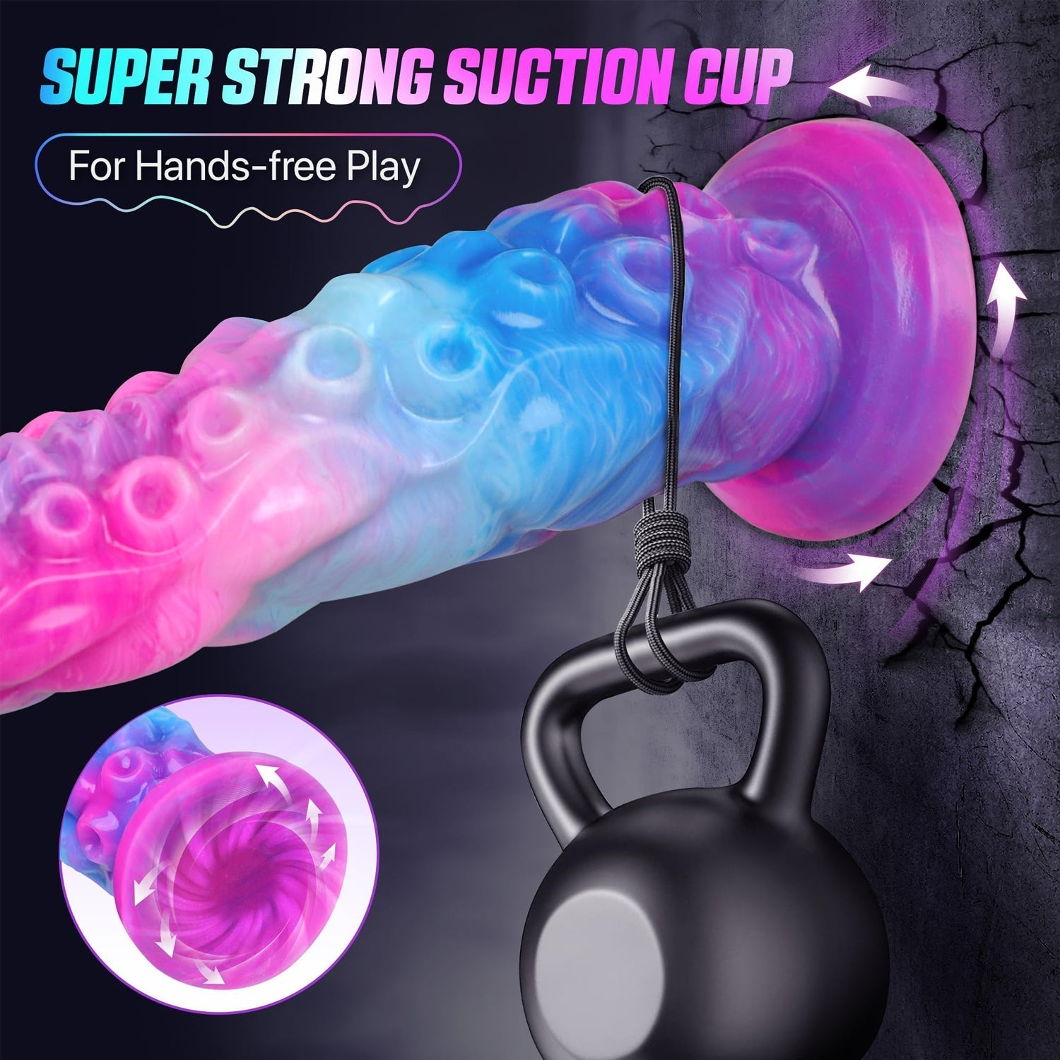 33CM Silicone Fantasy Long Tentacle Dildo