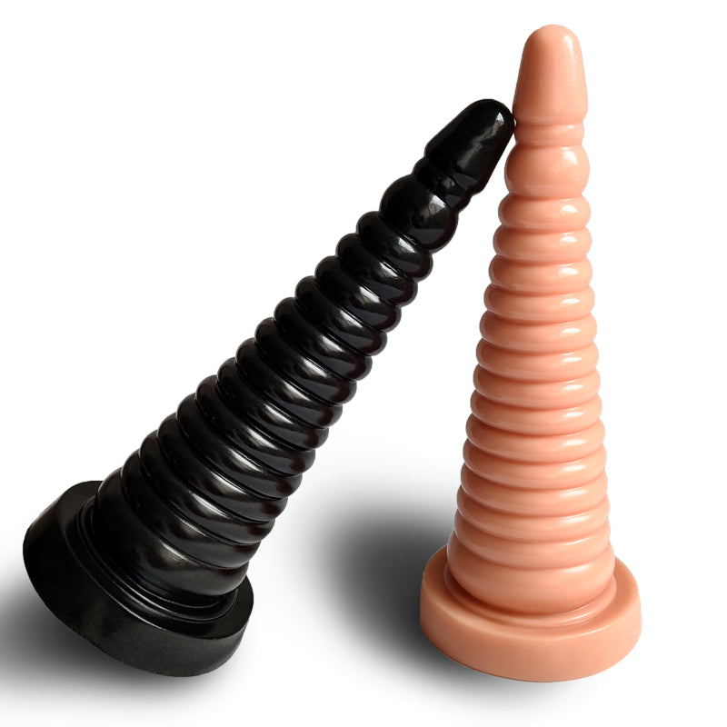 23 CM Gewinde-Einhorn konisch Anal Dildo