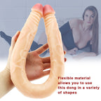 55 CM Extra Langer Flesh Realistic Double Dildo