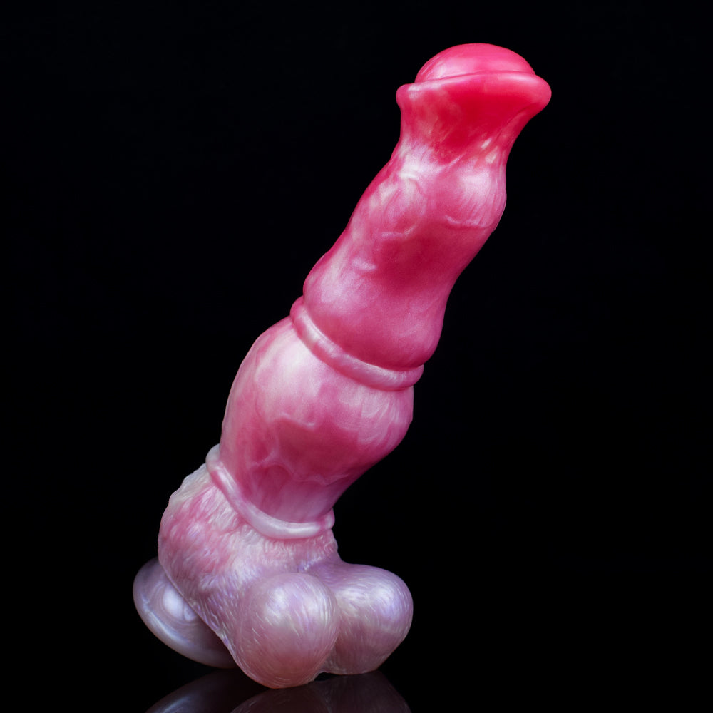 26 CM Verlaufendes Rosa Niedlich Horse Dildo
