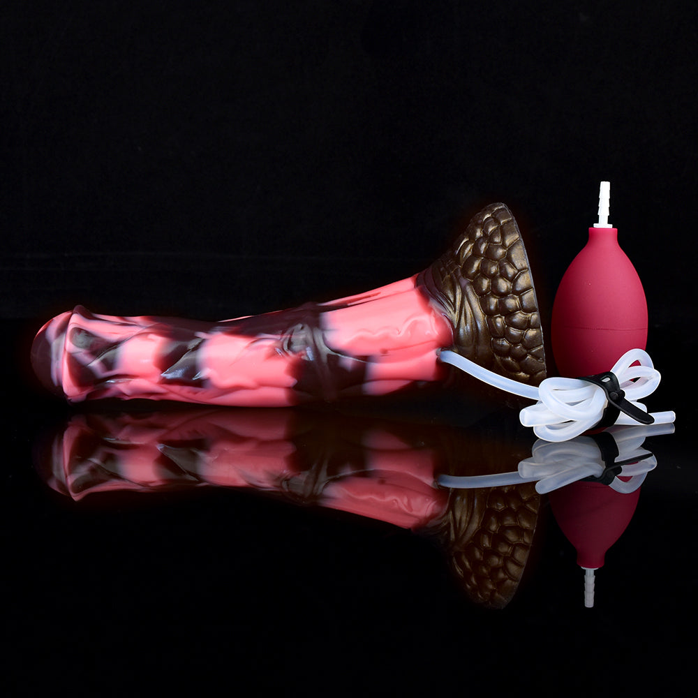 21 CM Realistic Silicone Horsecock Squirting Dildo