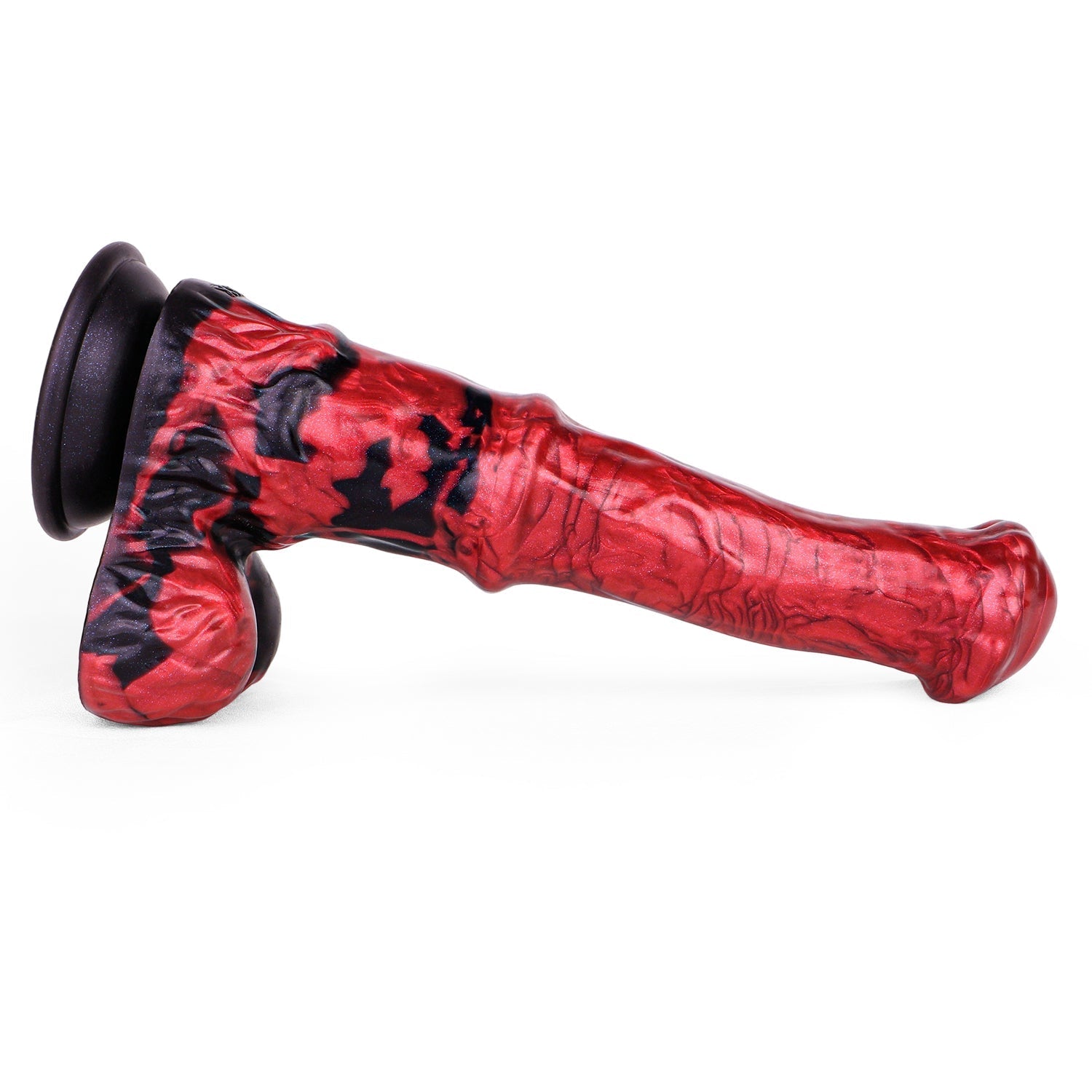 26CM Silicone Saugnapf Rot Horse Dildo