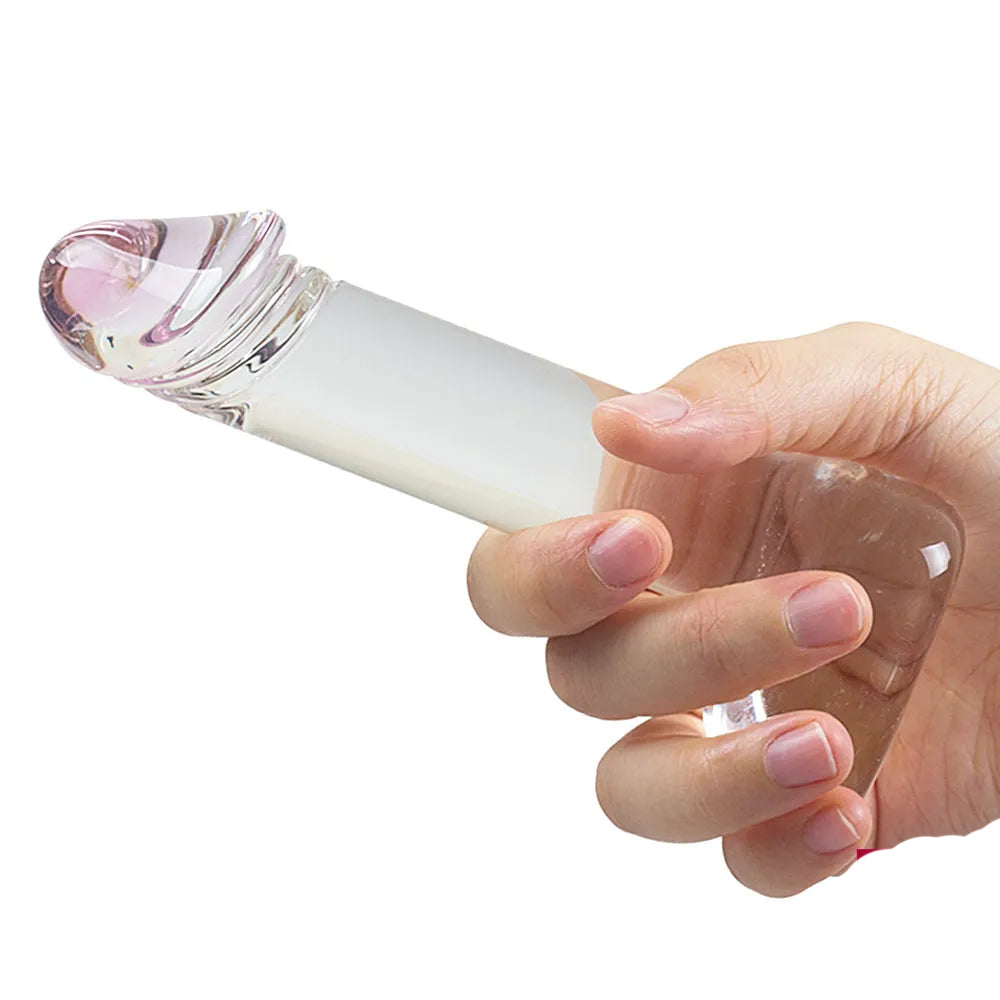 15 CM Klein Klar Penis Glass Dildo
