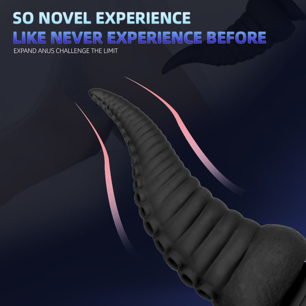 20 CM Schwarz Analpulg Thick Tentakel Dildo