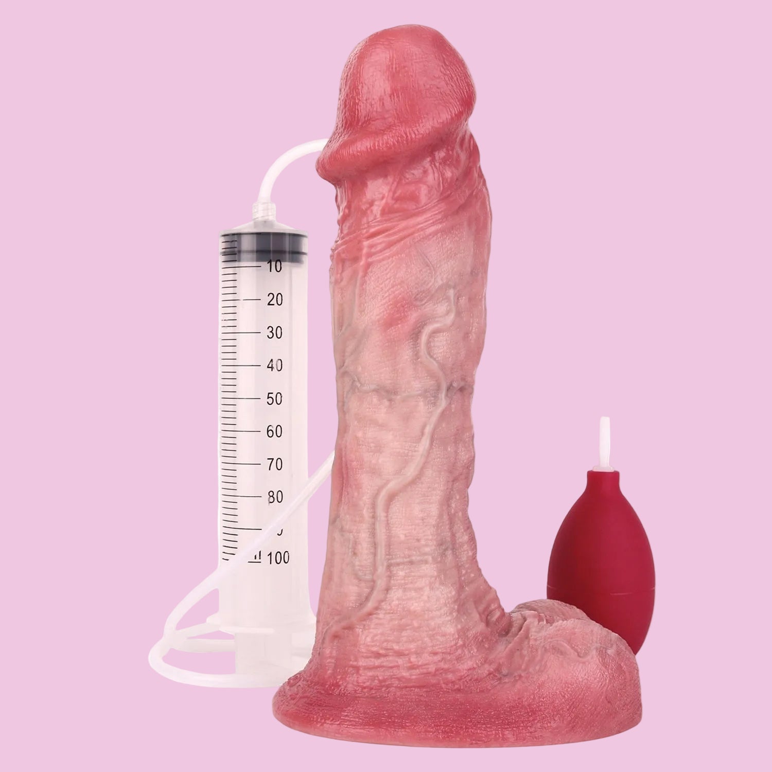 24  CM Big Venen Squirting Realistic Dildo