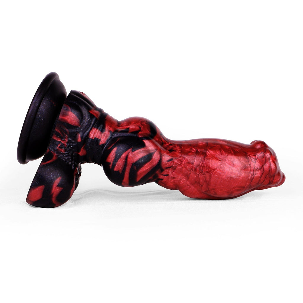 21 CM Animal Monster Knotted Silicone Hundedildo