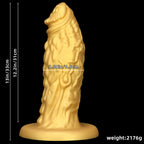 33 CM Gold Silikon Dragon Dildo Dick Buttplug