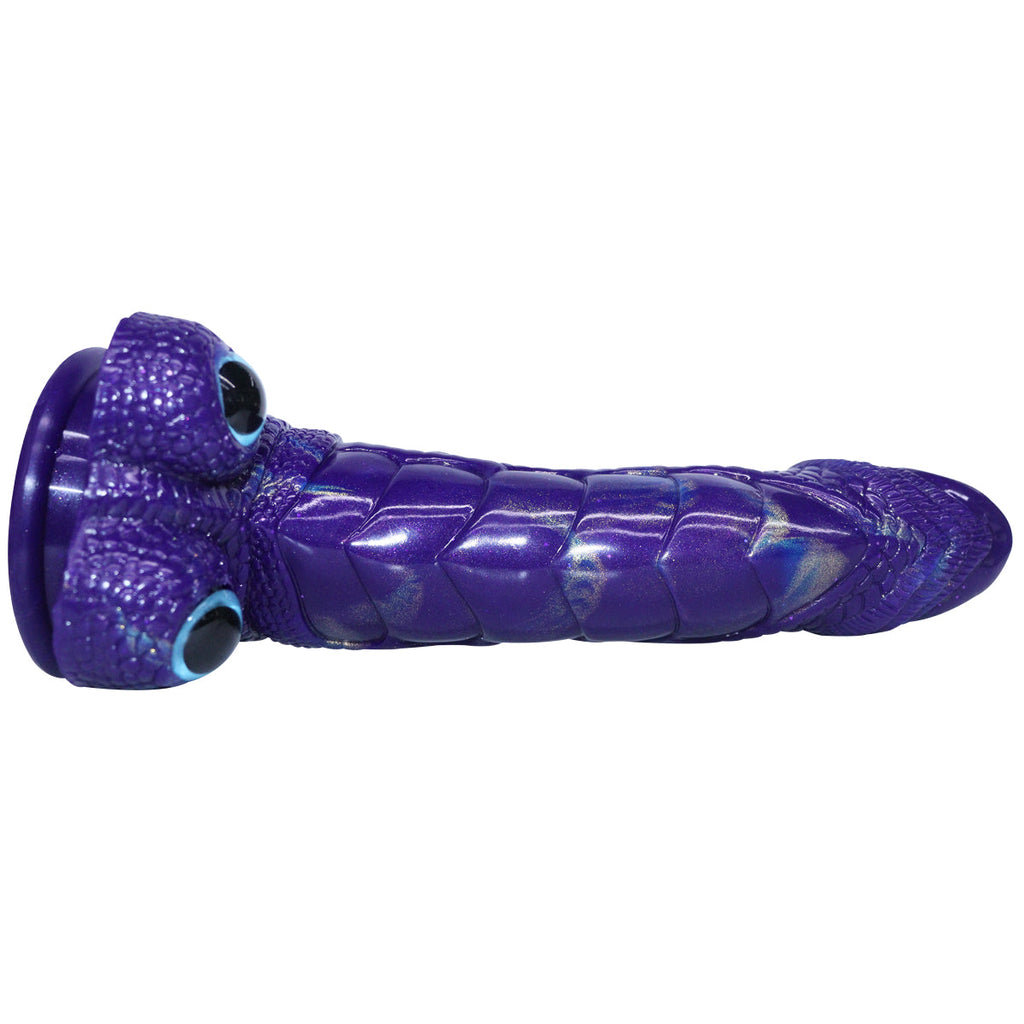 23 CM Lila Bullet Vibrator Penis Dragon Dildo