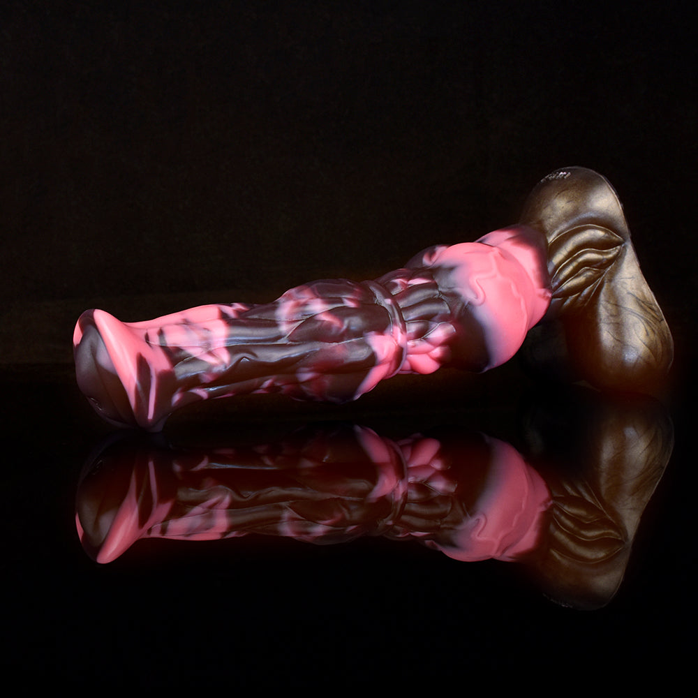 26 CM Länge Platinsilikon Knot Horsedildo