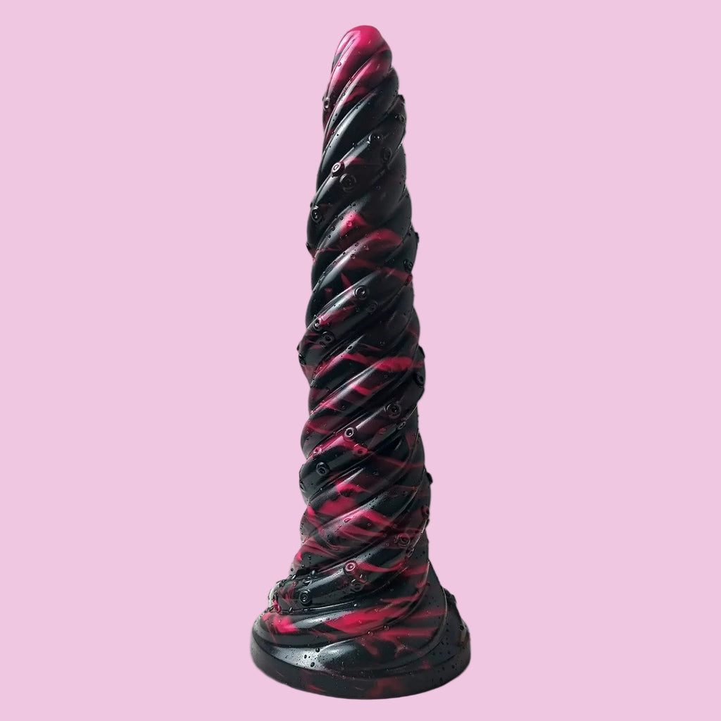 25 CM Gewindeartig Kegel Tentakel Anal Dildo