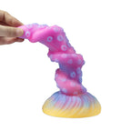 21 CM Lila Leuchtend im Dunkeln Tentakel Dildo