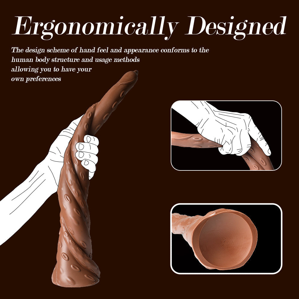44 CM Silicone Langer Analplug Tentakel Dildo