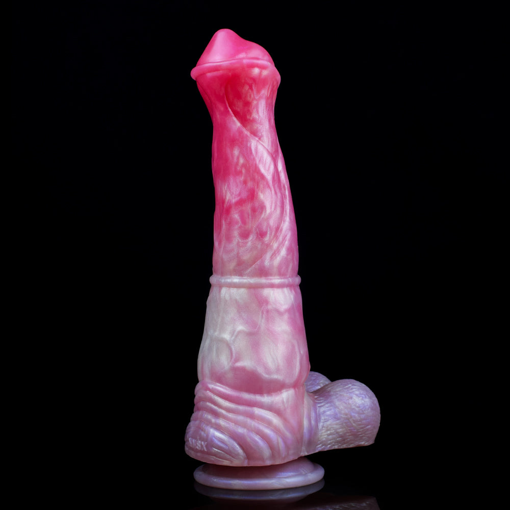 24 CM Silikon Pfirsich Fantasy Horsedildo