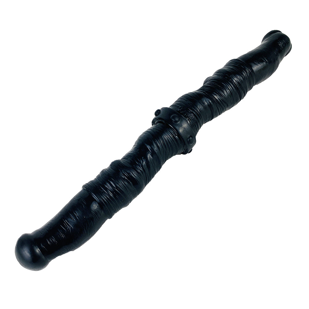 39 CM Black Long Lesbian Doppeldildo