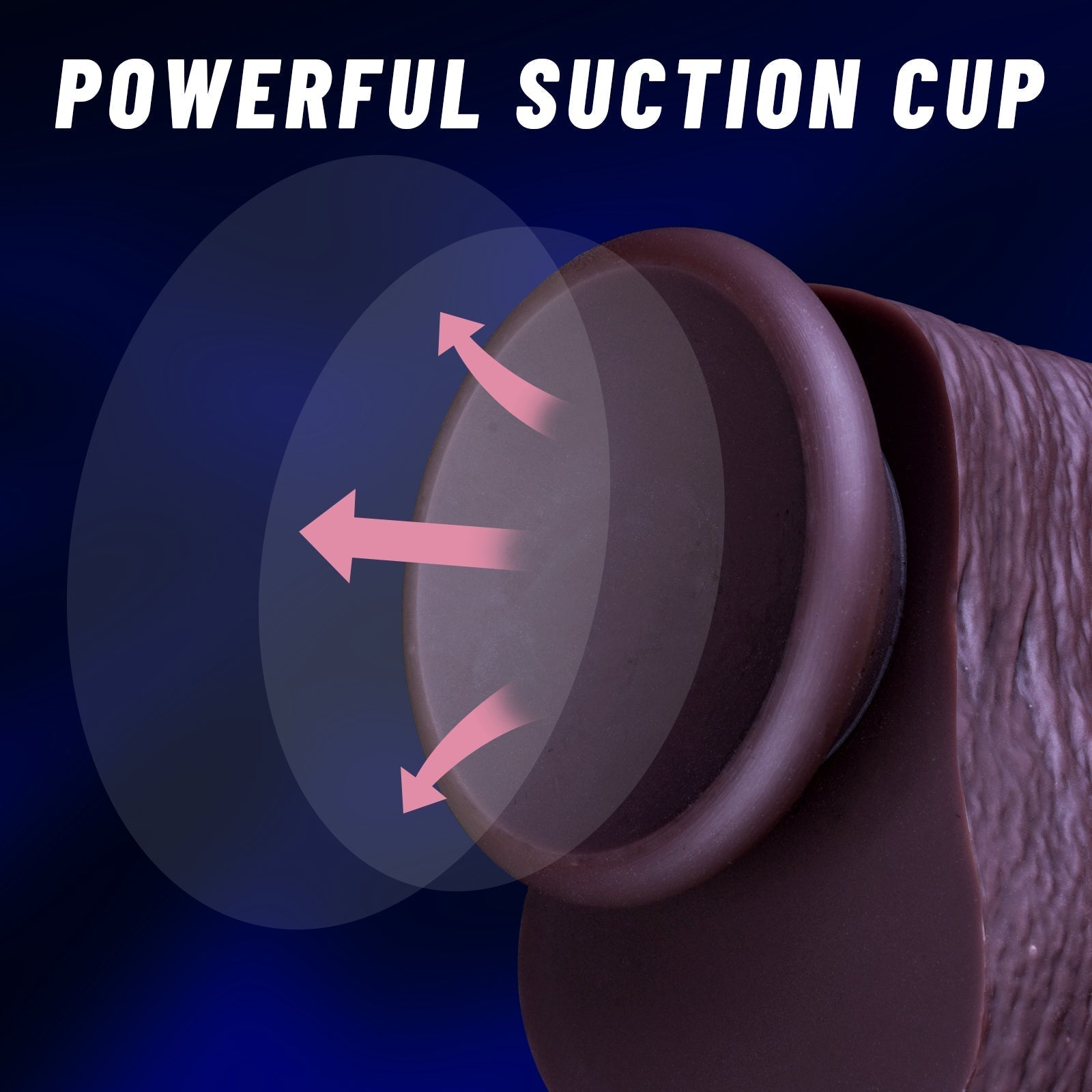 42 CM Extrem Long Dual Density Braun Dildo