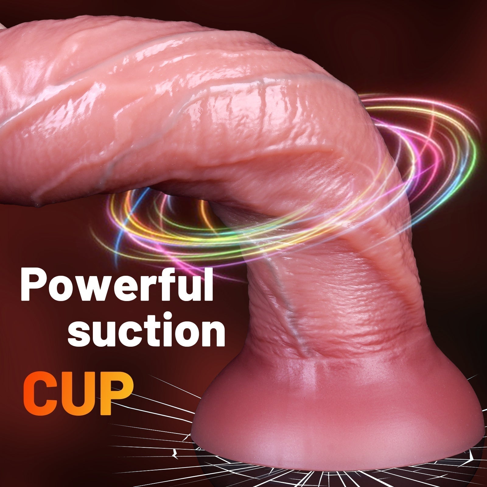 Flesh Dual Density Natural Dildo mit Venen